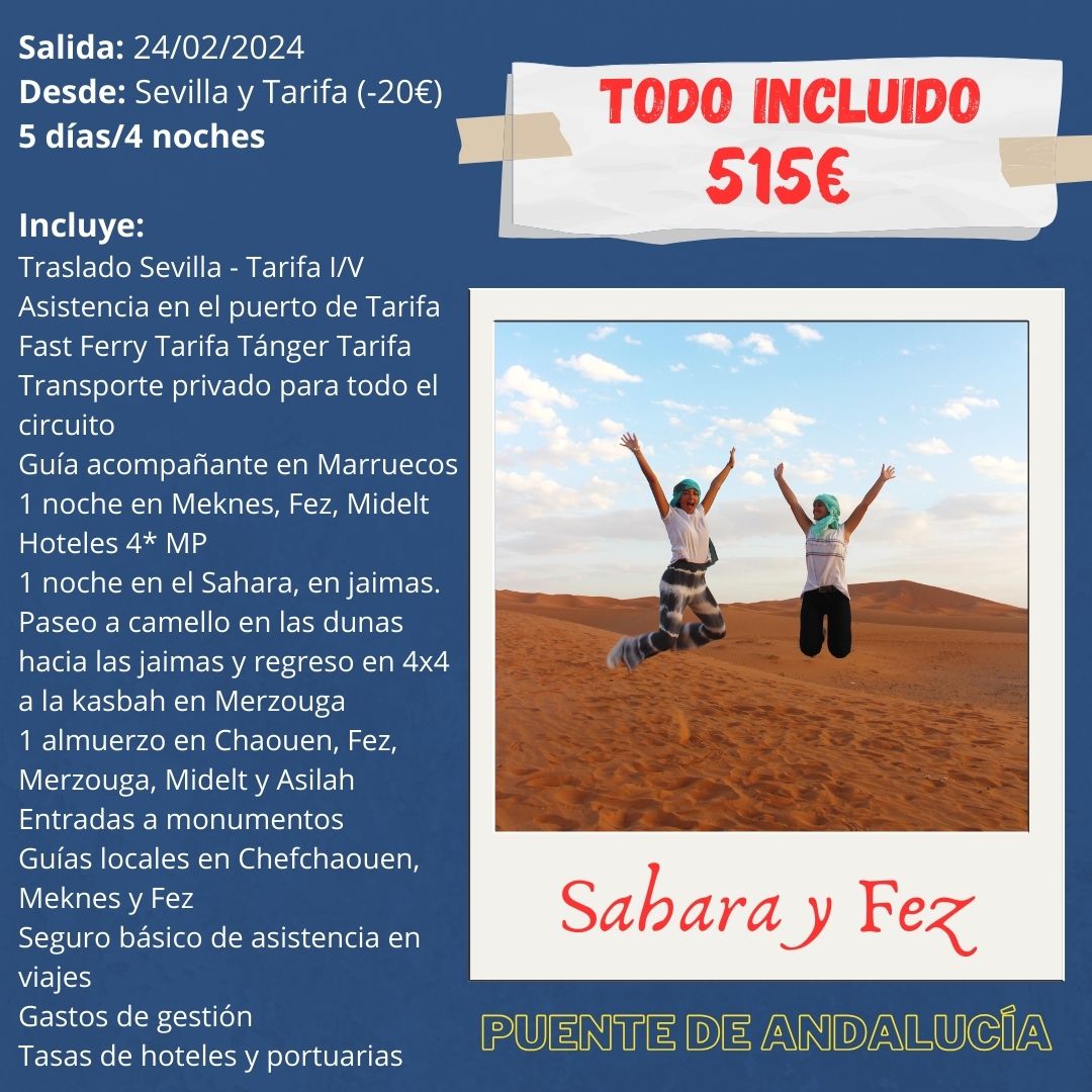 DescMarruecos's tweet photo. CHOLLO A LA VISTA!!! Y CON TODO INCLUIDO!!!
Coooorre y reserva que quedan muy poquitas plazas!!!!
+Info y reservas en https://t.co/yO4KR6lPdb o llámanos al 954224241
#descubremarruecos #ofertasdeviajes #cholloviajes https://t.co/dP0ipCZaKM