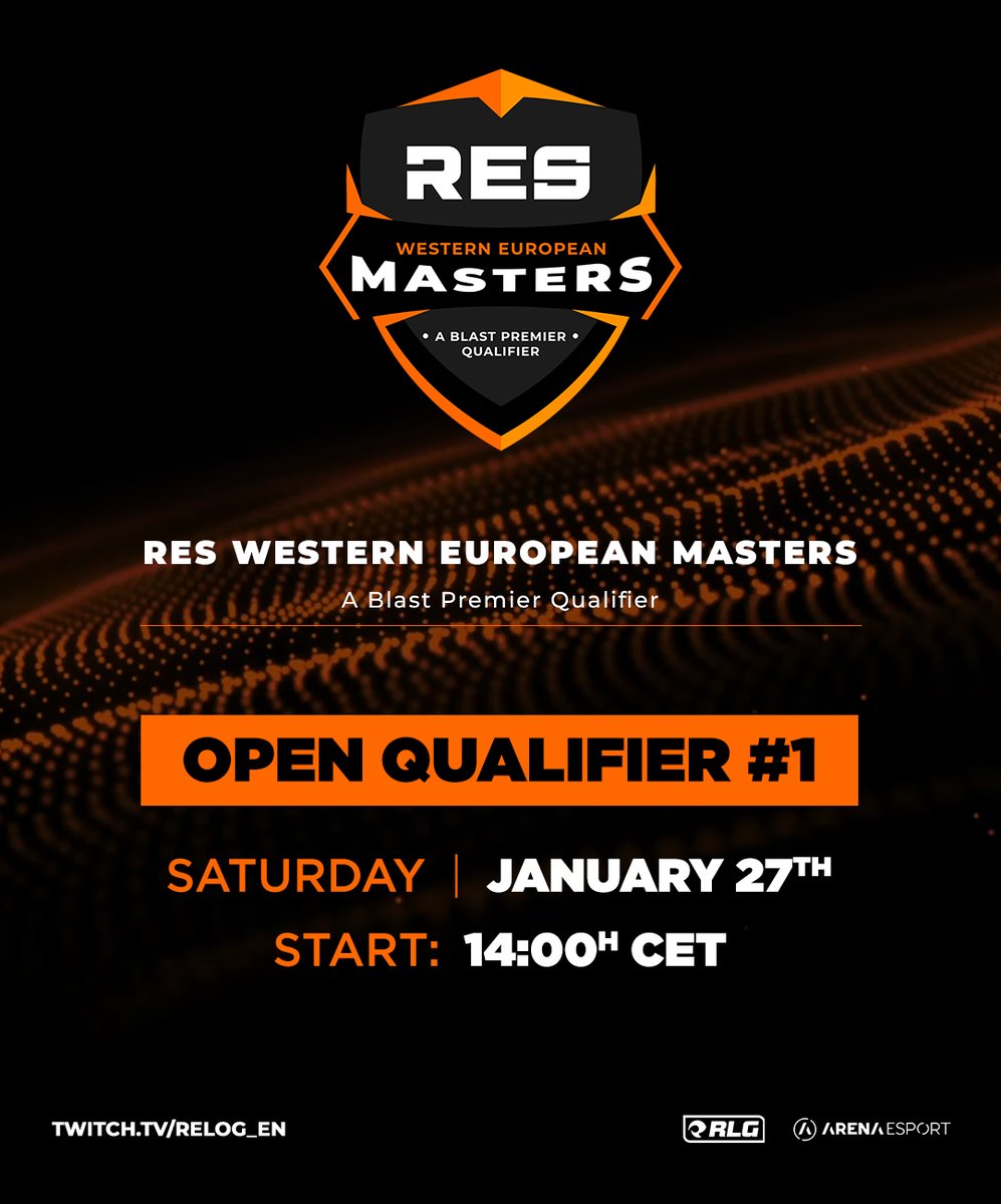 REScircuit_EN's tweet photo. First open qualifier for RES WEM: Spring 2024 starts tomorrow, don't miss your chance!๐ฅ
๐: https://t.co/FsZtBkSMJW
#BLASTPremier | #RoadToBLAST https://t.co/2fraII5Hjj