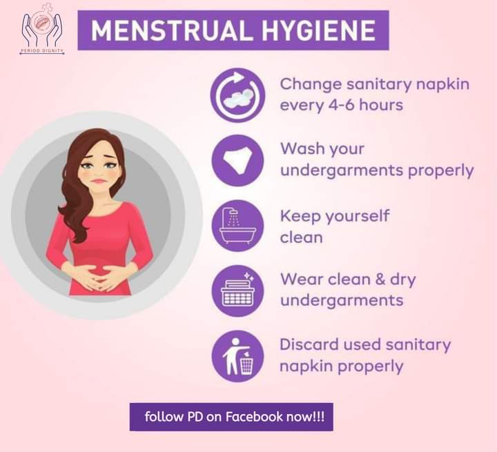 perioddignty's tweet photo. Poor menstrual hygiene practices poses serious risks like reproductive and urinary track infection which can result to fertility and birth complications.
Know what to do during this period.
#periodeducationforall
#perioddignity
#periodpositivity
#menstrualhygiene https://t.co/cT74BRm2nC