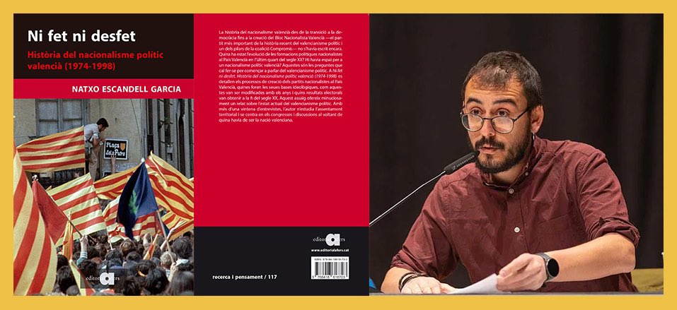 Disfruteu de les Falles que a partir del 20 de març vindrà el mambo, el sarao i les presentacions! Eixe dia es publica «Ni fet ni desfet. Història del nacionalisme polític valencià (1974-1998)», un llibre que he escrit amb molta estima i esforç i publicat per l’<a href="/editorialafers/">editorial afers</a>.