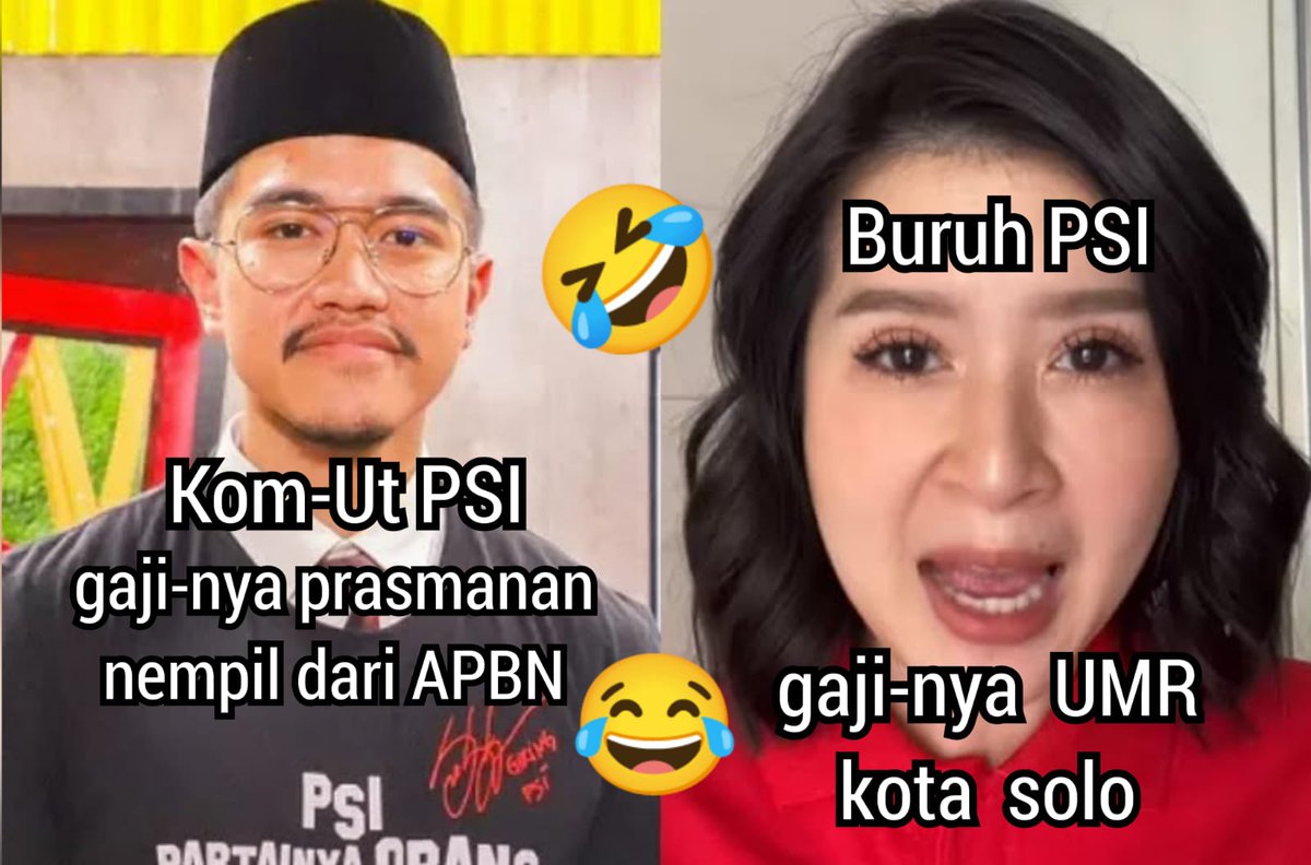 ayo..bagi anda yang mencari lowongan kerja, silahkan daftar di perusahaan PSI...
syarat dan ketentuan berlaku...🤑

#AsalBukan_PrabowoGibran