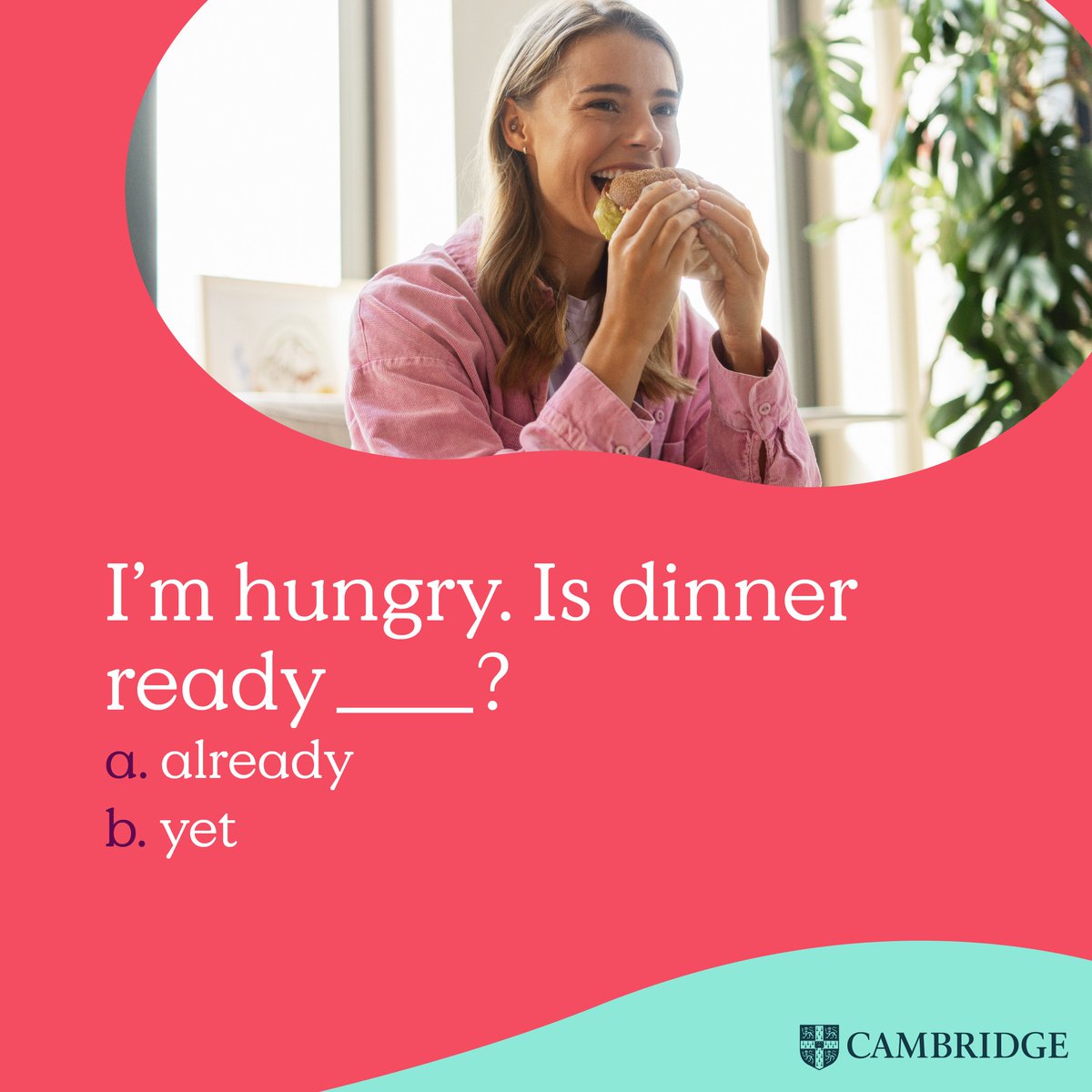 CambridgeEngSP's tweet image. Quiz time!🌟Do you know the answer?        

#Cambridge #learningenglish #Englishlesson