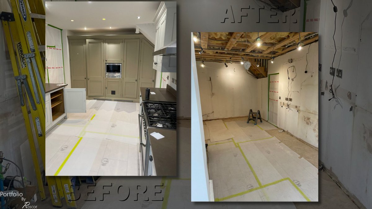 RoscoePortfolio's tweet photo. Kitchen rip out we've been doing for Stuart Frazer, with @plasterace to plaster. More to follow🏠

☎ 07834702547
📧 info@roscoeportfolio.co.uk

#construction #architecture #design #building  #renovation #engineering #contractor #home #realestate  #satisfying #constructionlife https://t.co/AmrOR9cVr9