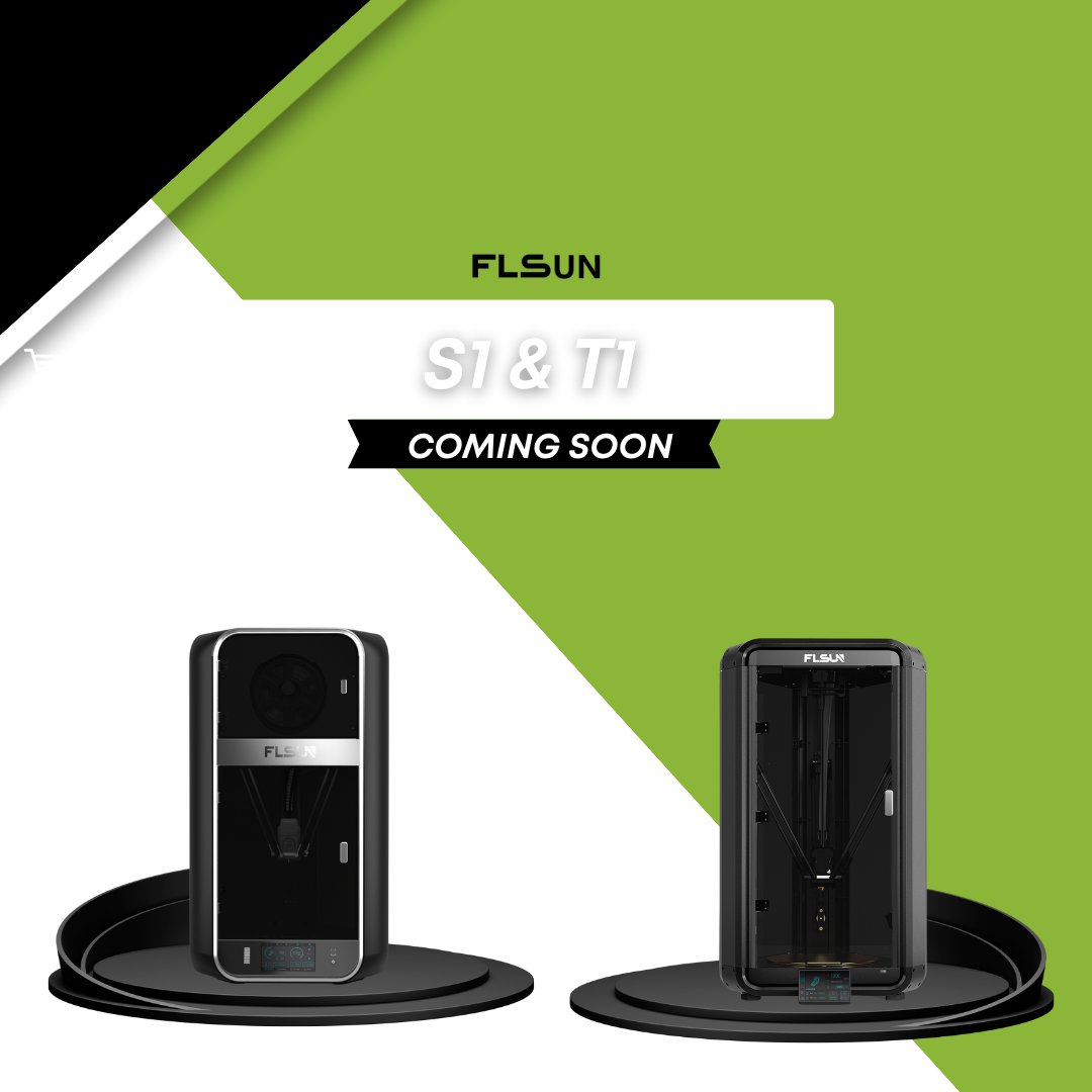 KEEP YOUR EYES PEELED 👀

FLSUN's latest released printers S1 &amp; T1

bit.ly/4b4Miok