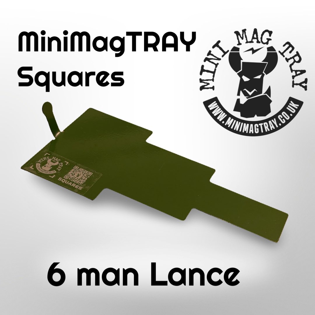 MiniMagTray's tweet photo. So finally managed to get these into stock. Been a bit of a mission. 

I think they’re pretty resonable for what they are. £6 and £8 for the lances £4.30 for booster. 

Any chance of a retweet. You know there’s a Bretonnian player struggling with making a lance with GW trays  😂 https://t.co/WRbo7P08hM