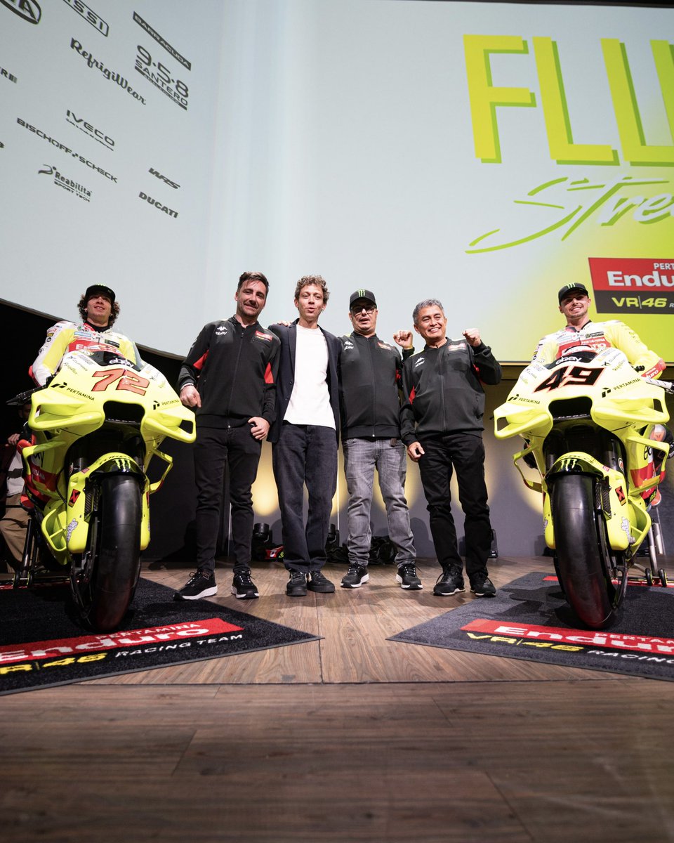 Rewatch the team presentation🤍💛

youtube.com/live/BBuj1fgzn…

<a href="/Marco12_B/">Marco Bezzecchi #12</a> <a href="/FabioDiggia49/">Fabio Di Giannantonio</a> <a href="/MotoGP/">MotoGP™🏁</a> <a href="/Pertaminalub/">Pertamina Lubricants</a>