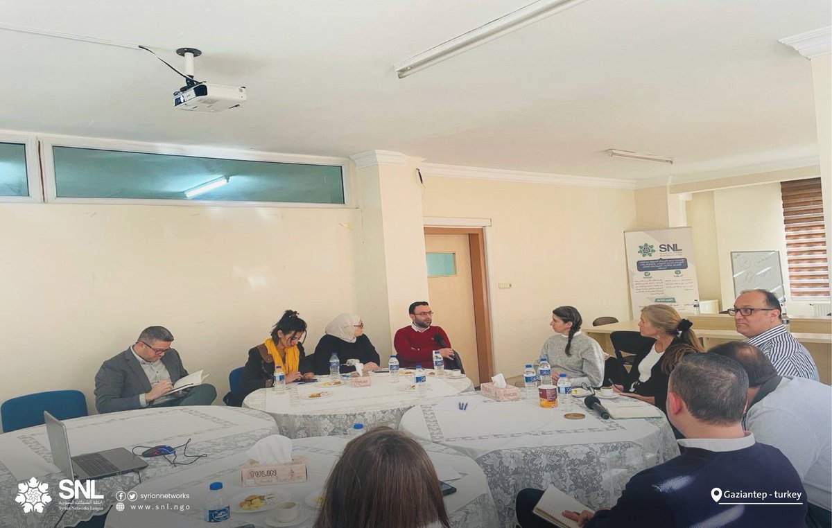 syriannetworks's tweet photo. Yesterday, Thursday, February 25, a delegation from the Swedish Embassy visited the SNL’s office in Gaziantep
#Swedish_Embassy
#syrian_networks_league
#SNL https://t.co/UNYmgzwMpX