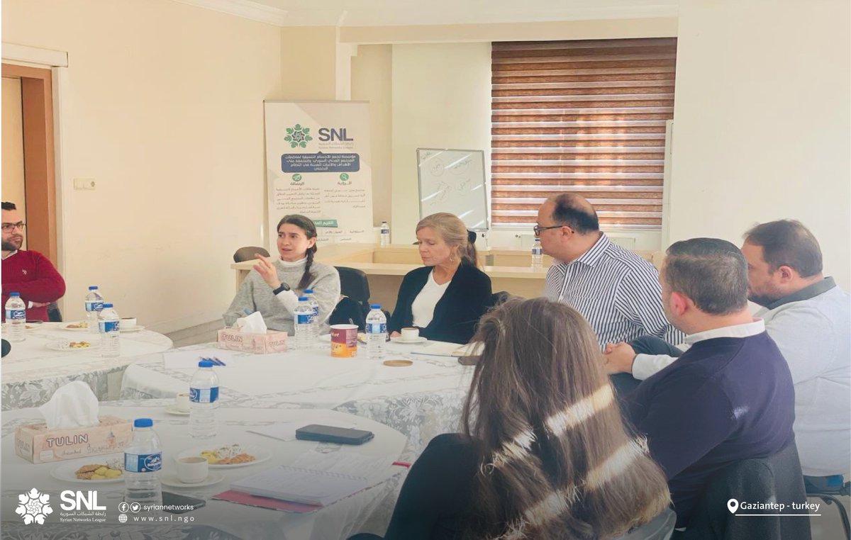 syriannetworks's tweet photo. Yesterday, Thursday, February 25, a delegation from the Swedish Embassy visited the SNL’s office in Gaziantep
#Swedish_Embassy
#syrian_networks_league
#SNL https://t.co/UNYmgzwMpX