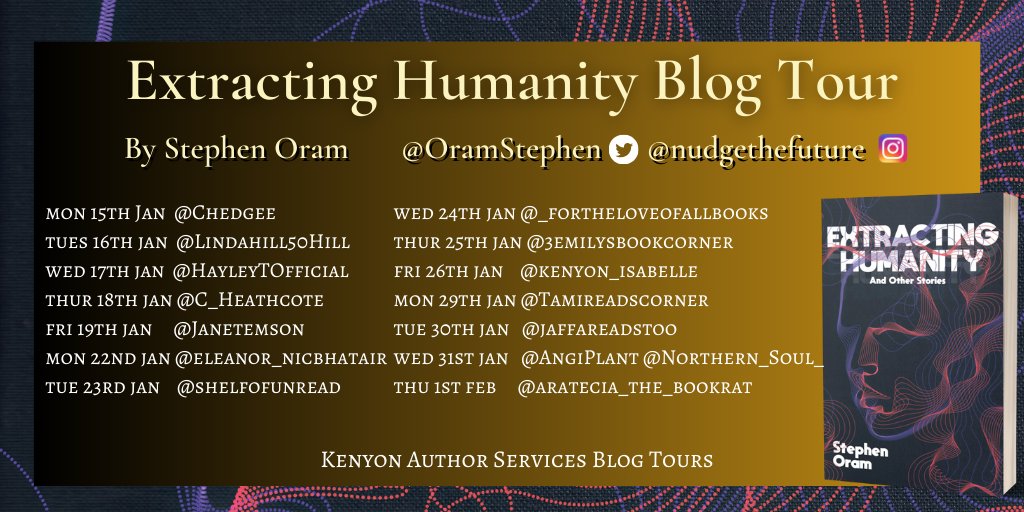 This month I had the pleasure of chatting to @OramStephen , the author of short story collection 'Extracting Humanity'. Readers have been both uplifted and horrified by what may be the future of AI - Let's explore the collection... kenyonauthorservices.co.uk/post/futuristi…