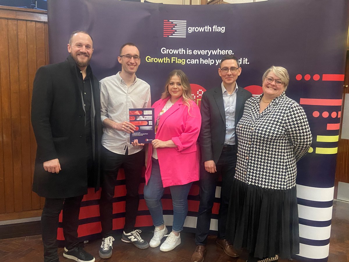 GrowthFlag's tweet photo. The launch of the first Growth Flag annual report was held yesterday in Manchester.

Read the report ‘Flagging Growth? Finding Growth in Changing Times’ here.

https://t.co/kKb9MfLaXs https://t.co/0H5muSTvQE