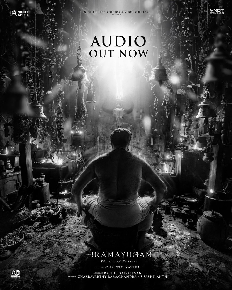 Truthglobalofcl's tweet image. Which Track “HAUNTED” you more 🩶

#Bramayugam Audio Out Now !

#Shareyourviews

open.spotify.com/album/0xGbNJPb…
