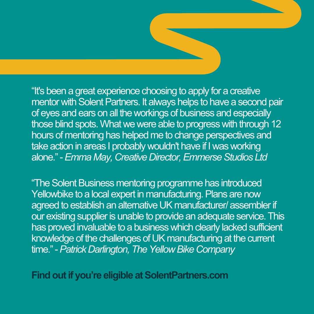 solentpartners's tweet photo. WHAT IS THE SOLENT MENTORING PROGRAMME? 🧑‍🏫

This programme of free expert advice and guidance is available to help hone your organisation’s strengths and work on your business weaknesses. 

Visit https://t.co/Aw2cXCkLYW to find out if you’re eligible.

@EmmerseStudios https://t.co/DFKp1kNc8F