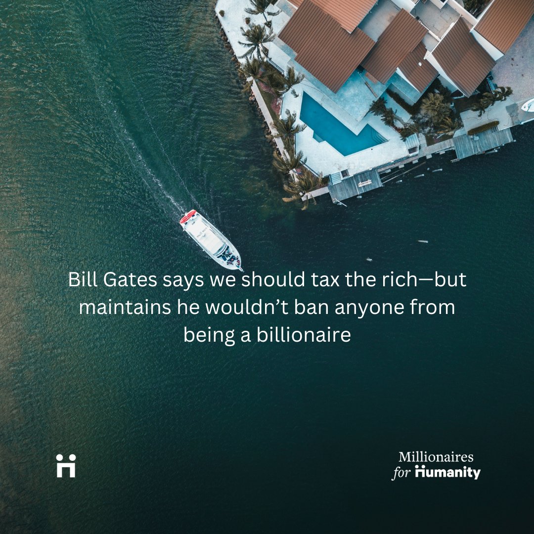 Bill Gates is advocating for taxing the rich while maintaining an open dialogue. 📰 fortune.com/2023/01/12/bil… What are your thoughts on taxing the rich without banning billionaires? 🗣️💙 #WealthDistribution #EconomicPolicy