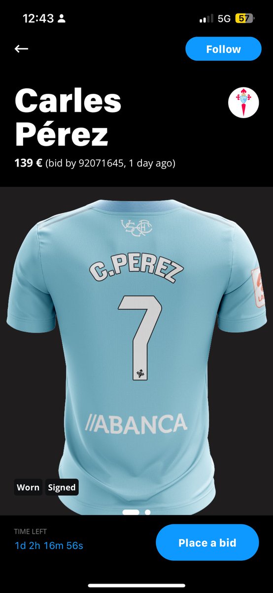 miguelcaride87's tweet photo. Pero llega este año donde se coronan. Tenemos el ejemplo de esta camiseta que ya tiene la modica puja de 139€. Como las cantidades que pagas no les llega, te meten un 10% mas, te cobran el envio y a mas te sablan un IVA que se sacan de la manga sumando 1 sobrecoste de casi 100€ https://t.co/obuOFntFCm