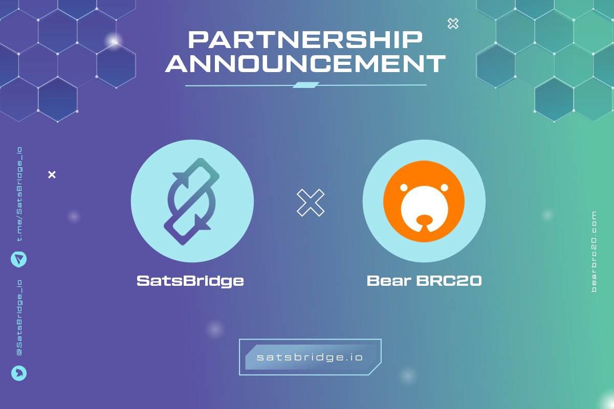 📣 Integration Announcement 📣

We are excited to announce our strategic partnership with @BearBRC20EN. BEAR will be integrated on our multichain bridge, which is targeted to go live next week, enabling seamless crosschain transfers between BRC20 and multiple other chains