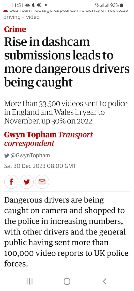 @david_mccraw @PoliceScotland Yep, over 33k submissions from the public in the rest of the UK. 

Up 30% on 2022.

While the rest of the UK is using technology to make the road safer, @PoliceScotland dispatch officers to witnesses to burn a DVD. 

No viable business would tollorate such a waste of manpower.