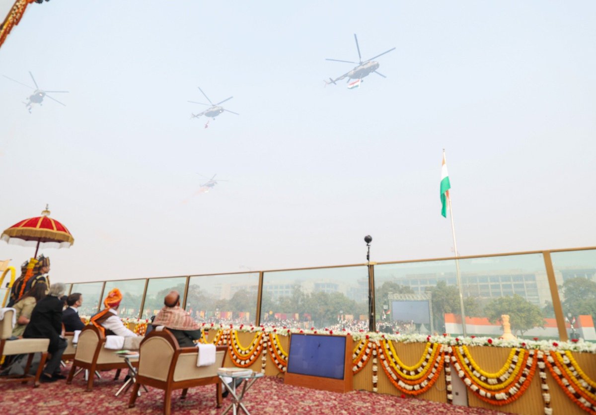 Feel proud to participate in the #RepublicDay celebrations on the #KartavyaPath and cheer for the impressive parade of the Armed Forces.