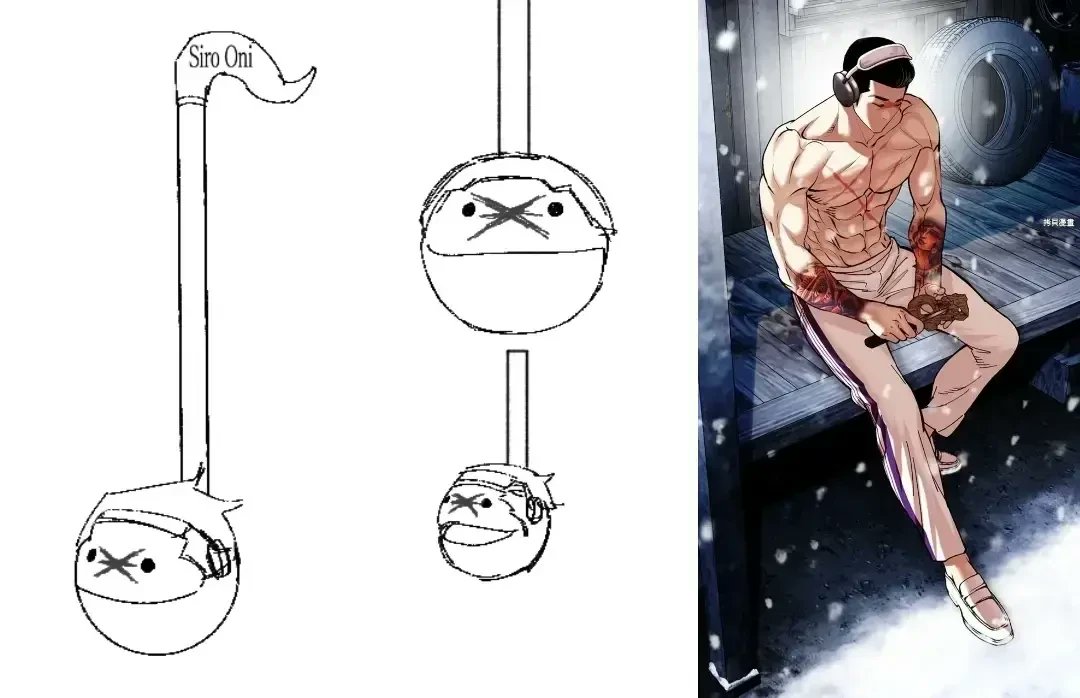 CUTOFFSEA's tweet photo. #lookism #외모지상주의
My friend said that Yamazaki in this shot looks like an electric tadpole.I'm sorry I can't draw! I'll pay someone else to paint something nice sometime.Ohhh... https://t.co/9SJaatwEQe