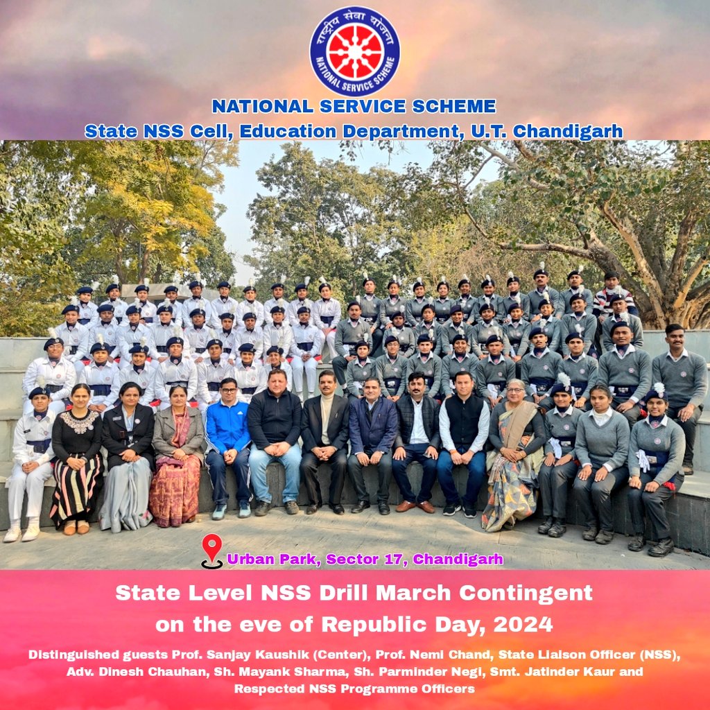 ℕ𝕆𝕋 𝕄𝔼, 𝔹𝕌𝕋 𝕐𝕆𝕌
#NSSbuddies participated at #StateLevelNSSDrillMarch with #ViksitBharat2047 Vision under #NationalServiceScheme banner. Distinguished guests visited contingent & motivated the spirit of #NSS for selfless community services of respected #NSSPO
#JaiHind