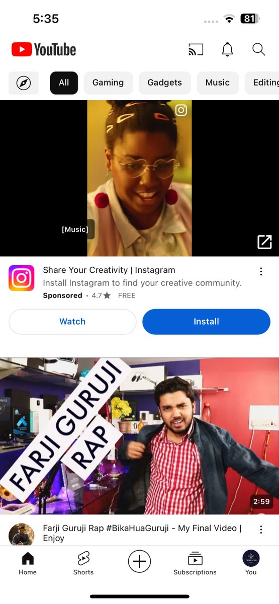 techstarsrk's tweet photo. Today When I opened Youtube,
Youtube app recommended me my 4-5 Year old RAP Song 😂

Aaj waapas sunn ke Maza aa gaya 🙌
BTW FARZI GURUJI REMAINS SAME.. 🤣

https://t.co/V7PUH9Xxyk
https://t.co/V7PUH9Xxyk
https://t.co/V7PUH9Xxyk https://t.co/lMJESB1VOa