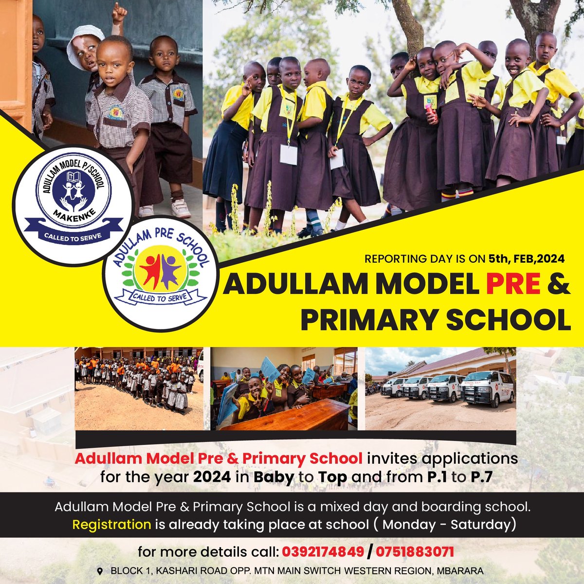 KakyaraP's tweet photo. We are remaining with few days to the  reporting  day , give your child quality education by bringing them to @adullamscug , a family of learning.  

For more  talk to the Director #AdullamModelPrimarySchool  via 0392 174 849 or 0751 883 071 0772 613 983 now https://t.co/DxeUkSBREY