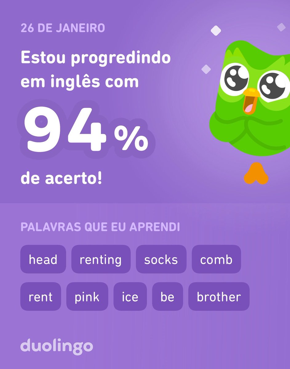 feminitech's tweet photo. Estou aprendendo inglês no Duolingo! É grátis, divertido e eficaz. https://t.co/cDyF8p1msL