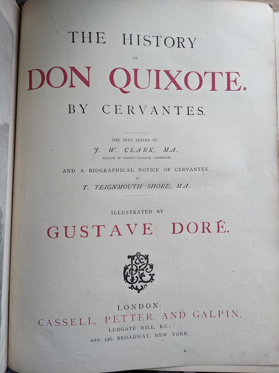 Amy_Fleur_Stone's tweet photo. Late, late, late as ever but final #ReadQuixote spam here. I thought to mark the end of this wild ride I'd post some plates from this magnificent (if mouldy) edition that now dominates our living room bookshelf, crumbling away like the bones of DQ himself ♥️ https://t.co/hCeEFCOASd