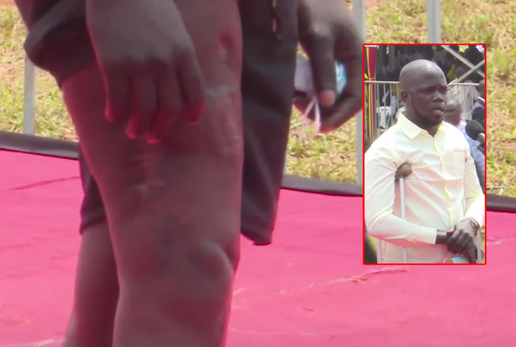 DailyMonitor's tweet photo. QUOTE: “I have been used by the opposition for chaotic scenes and false claims to stain the image of your government. We –youth-- do these things because we’re too poor to even get Shs1m in as many years. I have come to apologise to you and Uganda at large,” self-proclaimed disguised state-torture victim Moses Ssimbwa tells President Museveni.

Story: https://t.co/ZPa6yuR3Ar
#MonitorUpdates