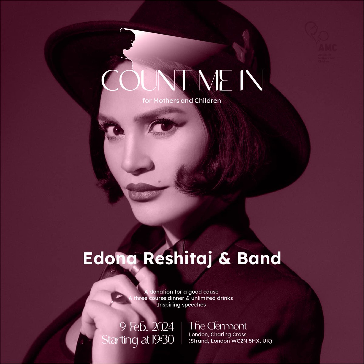 📣 Join us on Feb 9th at The Clermont London, Charing Cross (Strand, London WC2N 5HX, UK) at 19:30. 🙌 ❤️

🎫Grab your tickets: shorturl.at/oJS49