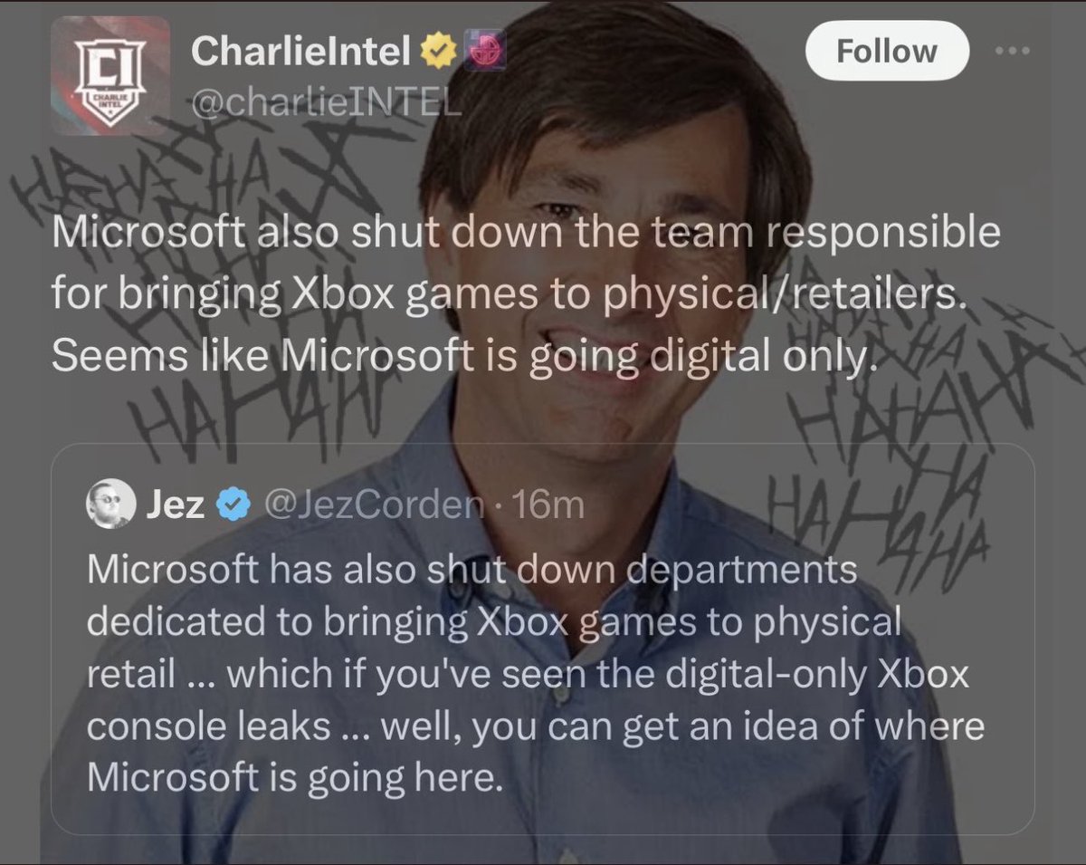 DufancysVentura's tweet photo. To all those 🤖 that celebrated the Activision acquisition and bought the act Xbox put about inclusiveness, game preservation, and having teams best interests at heart how do you feel now? #ActivisionBlizzard #xboxhasnogames #writingisonthewall #Copeandseethe #youlovetoseeit😬🤷🏻 https://t.co/esLj8WtmWN