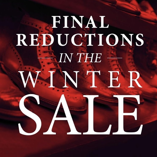 We still have a fantastic selection of #sale styles to choose from with further reductions starting today! Pop by this weekend and treat your feet! #Loake #Edinburgh @broguetrader_ #morethanashoeshop