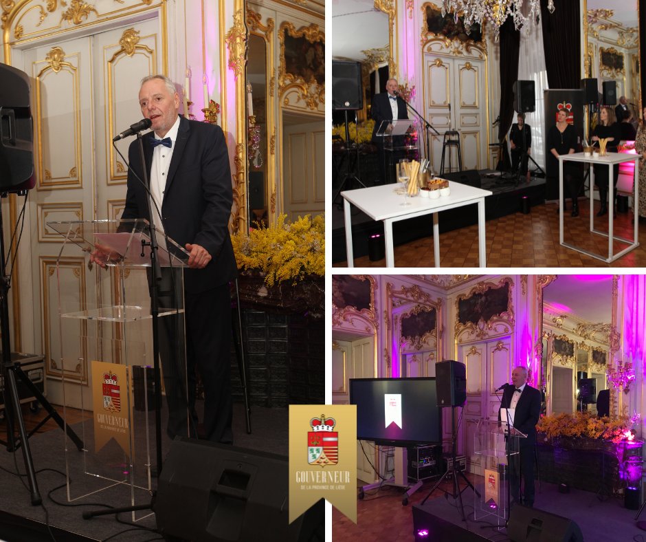 GouverneurLiege's tweet photo. J'ai eu le plaisir d'accueillir le personnel au Palais provincial pour une réception voulue conviviale afin de lui présenter mes meilleurs voeux pour 2024.
Ce fut notamment pour moi l'occasion de remercier l'ensemble des agents et de les mettre à l'honneur.
#réception #voeux2024 https://t.co/Cf0OhuzqMD