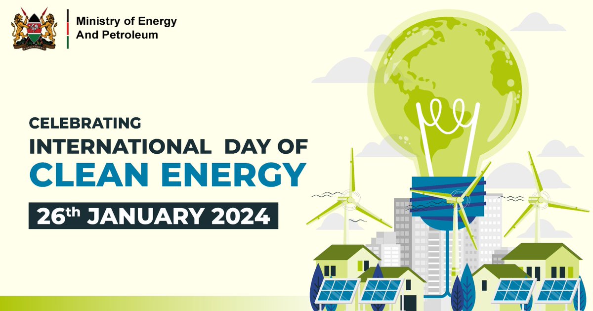 INTERNATIONAL DAY OF CLEAN ENERGY.
#CleanEnergyDay 
#RenewableEnergy 
#InternationalDayOfCleanEnergy