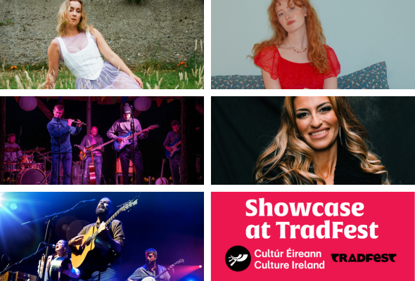 culture_ireland's tweet photo. Today, Culture Ireland &amp; @trad_fest co-host an emerging Irish artists’ showcase with performances from @krea_music, Alp Luachra, Bog Bodies, @MollyDonnery, &amp; @SharynWardMusic
 &amp; a special audience of industry professionals inc. programmers &amp; presenters

👉https://t.co/LpFsBKgB5t https://t.co/VIa229KWsz