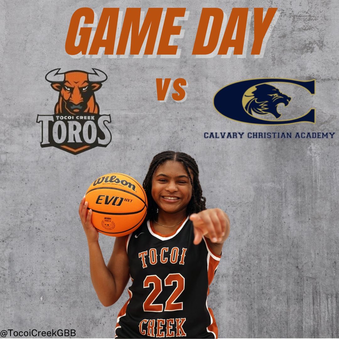 TocoiCreekGBB's tweet photo. Game Day!

🆚 Calvary Christian Academy 
⏰ 6:00pm
📍 CCA Ormond Beach 
🤘 Core 4 https://t.co/BPxlRZhGps