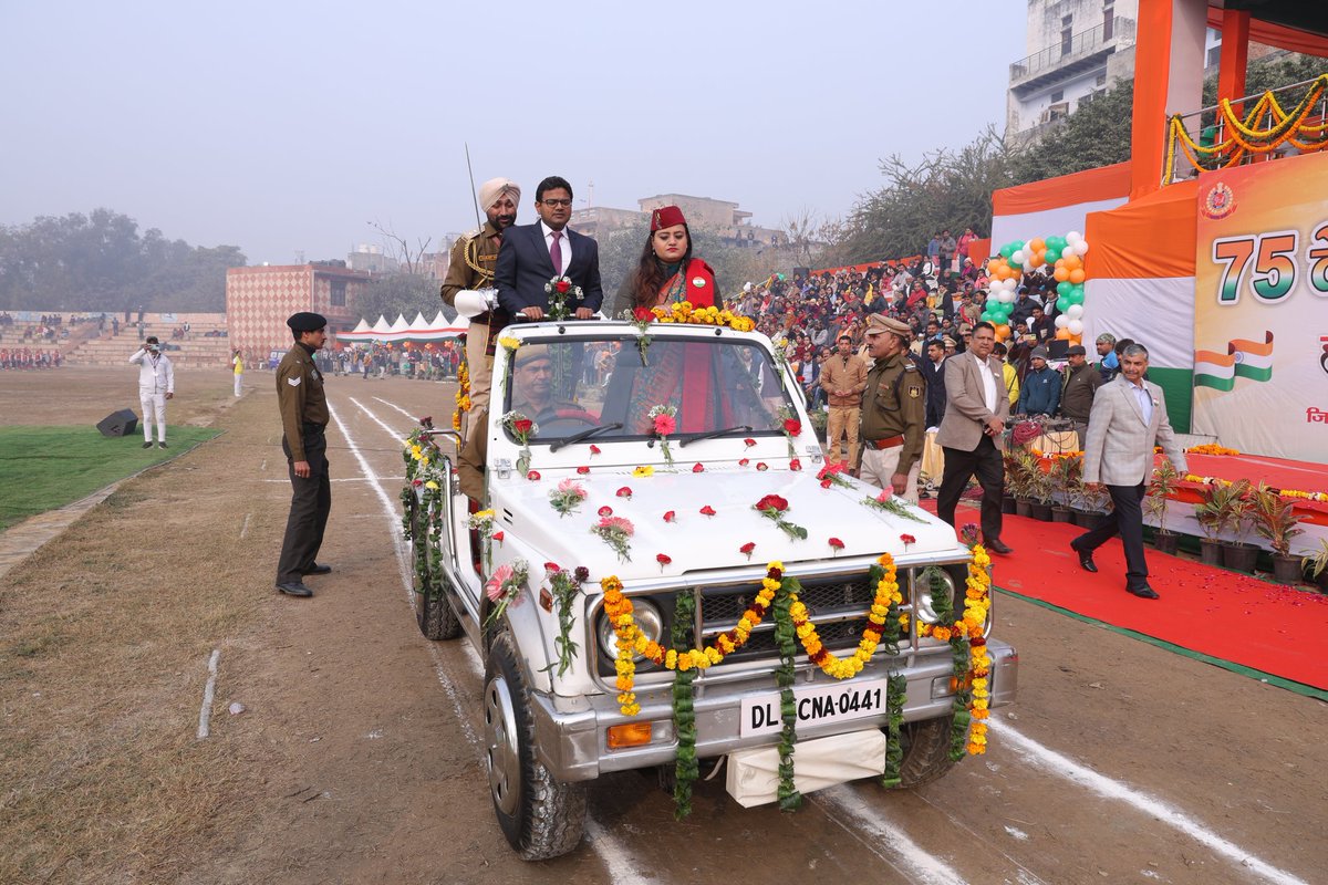 Some Glimpses of the 75th Republic Day Celebrations by District Administration West....@SinghKinny @LtGovDelhi @PMOIndia @NishantBodhwani @PravirJain @AdityaSangotra