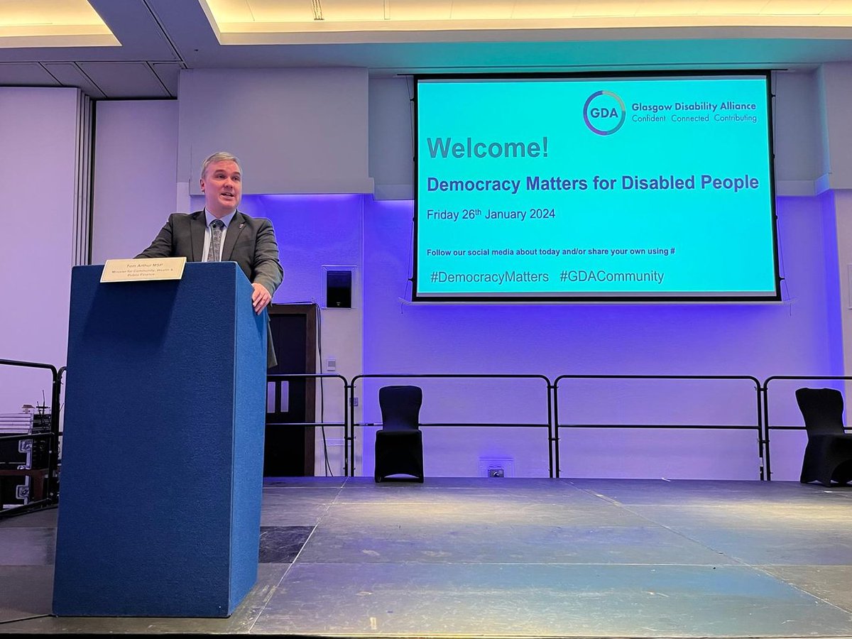 GDA__online's tweet photo. @tressaburke We're hearing from @ThomasCArthur, Minister for Community Wealth and Public Finance.
#DemocracyMatters #GDACommunity https://t.co/QDB8GqJPqG