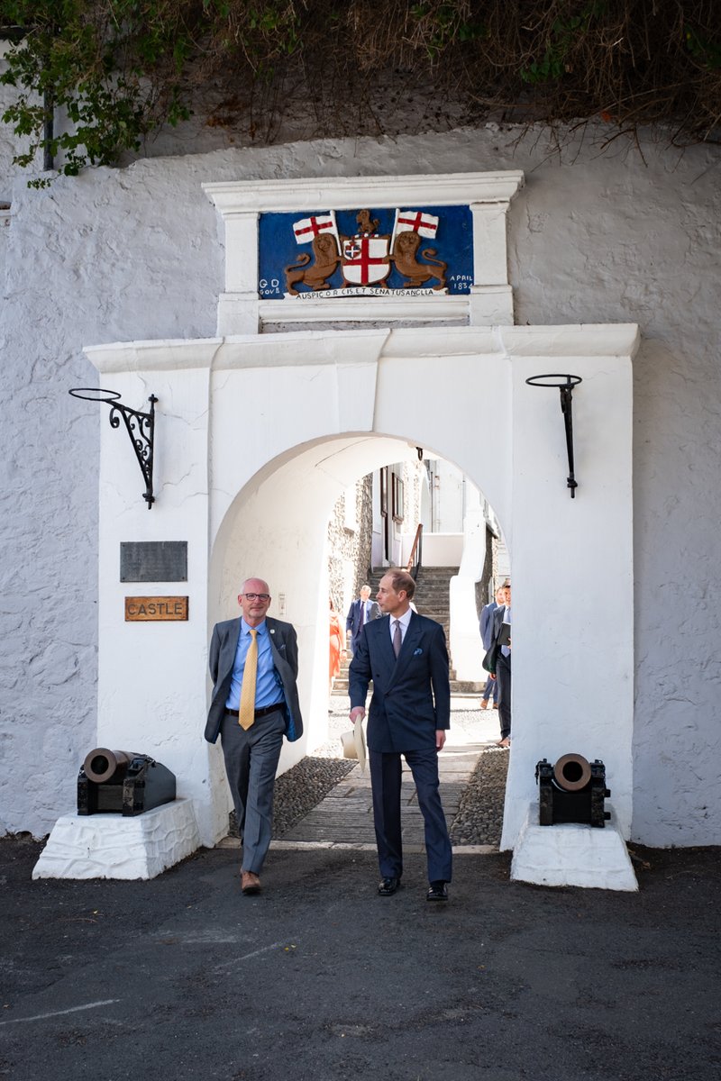 Gov_Phillips's tweet photo. We were honoured to host The Duke of Edinburgh on St Helena this week. The Duke celebrated the very best of our culture and community. I'm thankful to all those who made this possible. [Images below is from 1957 when the late Price Philip visited St Helena]🇸🇭🇬🇧 https://t.co/lTwW1h7mt9