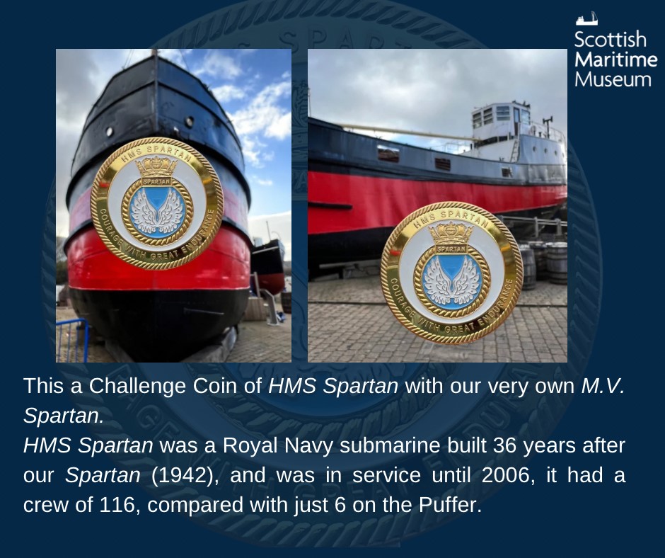 Scotmaritime's tweet image. 𝐃𝐨 𝐲𝐨𝐮 𝐜𝐨𝐥𝐥𝐞𝐜𝐭 𝐭𝐡𝐞𝐬𝐞? 𝐎𝐧𝐞 𝐨𝐟 𝐨𝐮𝐫 𝐬𝐭𝐚𝐟𝐟 𝐦𝐞𝐦𝐛𝐞𝐫𝐬 𝐝𝐨𝐞𝐬, 𝐚𝐧𝐝 𝐭𝐡𝐢𝐬 𝐢𝐬 𝐣𝐮𝐬𝐭 𝐬𝐨𝐦𝐞 𝐨𝐟 𝐡𝐢𝐬 𝐜𝐨𝐥𝐥𝐞𝐜𝐭𝐢𝐨𝐧, 𝐚𝐧𝐲 𝐭𝐫𝐚𝐝𝐞𝐫𝐬 𝐨𝐮𝐭 𝐭𝐡𝐞𝐫𝐞? #ChallengeCoins #HMSSpartan