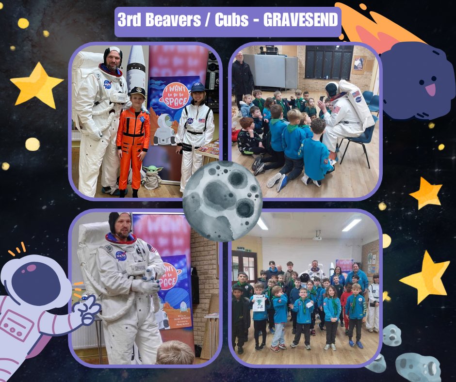 Last night these amazing children earned their space badge! Such a privilege to hand them out! 3rd Beavers / Cubs, ad-Astra! @spacegovuk @paul_bate @SpaceStoreUK @scouts @graveshambc @astro_timpeake #dreams #education #space #inspire #scouts #guides #cubs #beavers #brownies