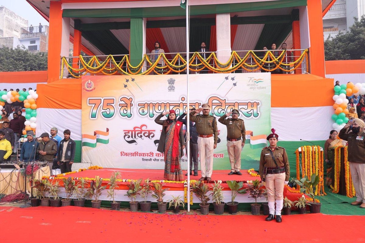 DMwestDelhi's tweet photo. Some Glimpses of the 75th Republic Day Celebrations by District Administration West....@SinghKinny @LtGovDelhi @PMOIndia @NishantBodhwani @PravirJain @AdityaSangotra https://t.co/C6ciPJwDPd