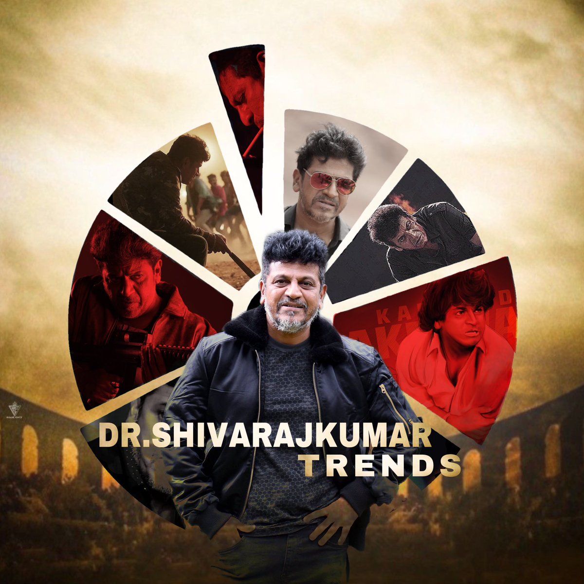 Hailing the Chronicle conqueror who set the trends in cinema @NimmaShivanna 👑  Here's to the man who started it all, unveiling the @ShivannaTrendBU page DP. Join the legacy, ride the trends! 🤗 #DrShivaRajkumar  #DrShivaRajkumarTrends