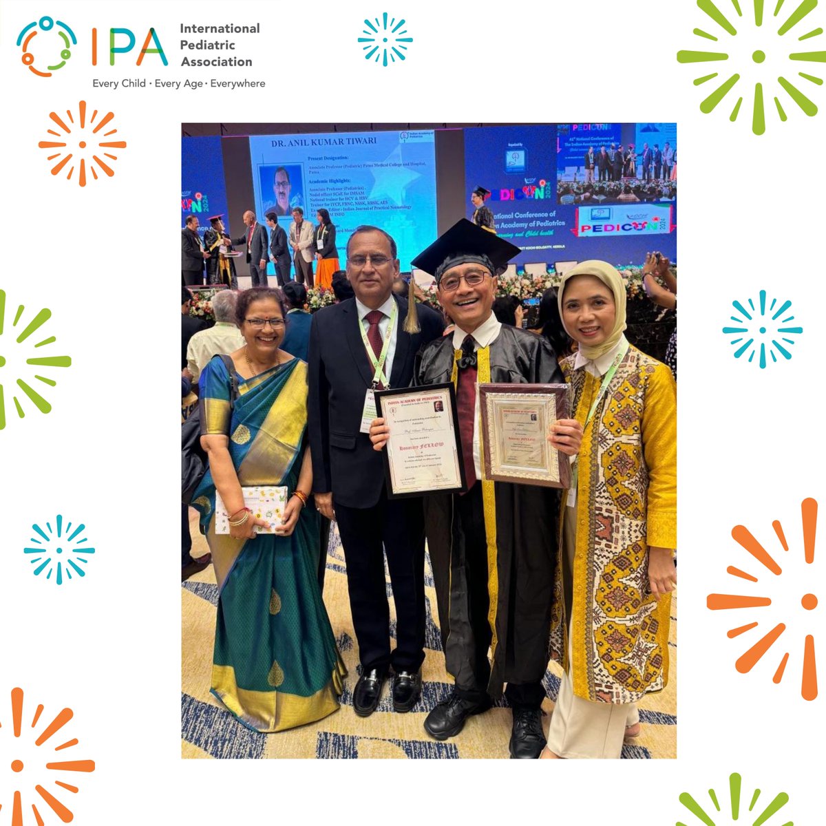 International Pediatric Association (@ipaworldorg) on Twitter photo The International Pediatric Association congratulates Professor <a href="/AmanPulungan/">Aman Pulungan</a>, IPA Executive Director, on his Honorary Fellowship of the Indian Academy of Pediatrics.
#IPA The International Pediatric Association congratulates Professor <a href="/AmanPulungan/">Aman Pulungan</a>, IPA Executive Director, on his Honorary Fellowship of the Indian Academy of Pediatrics.
#IPA
