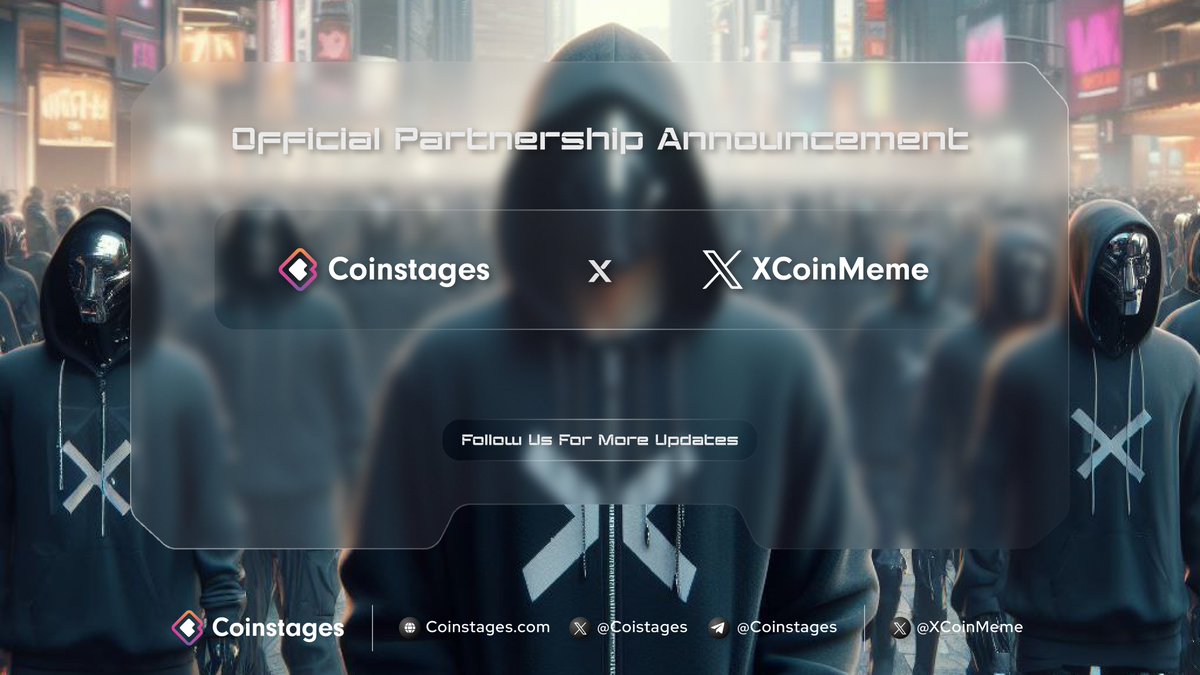 Coinstages's tweet photo. 📣  We’re excited to announce our new #Partnership with @XCoinMeme 🎉

💎 "X" is not just a letter for Elon Musk
it's a symbol that represents his vision.

👍  By this partnership, we aim to expand our networks for the mutual growth 

✅  Useful Links
Website: https://t.co/h6X6AGR39E
Twitter: https://t.co/h2nsq79dJ1
Telegram: https://t.co/pnmXzAv1Ix