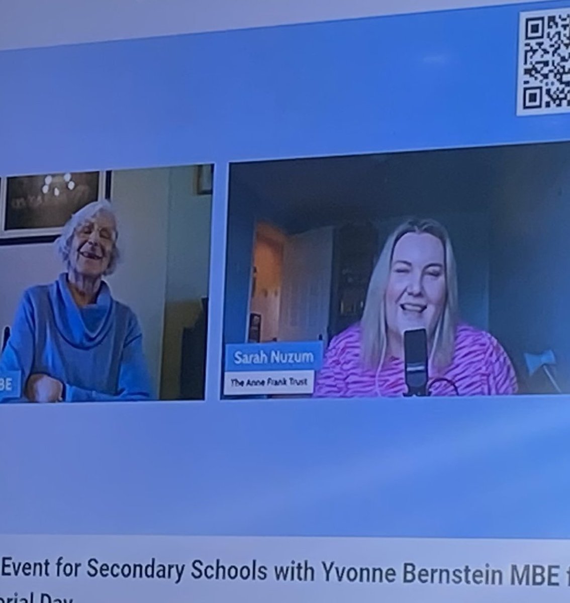 HighfieldLA's tweet photo. This week our year 11 @AnneFrankTrust ambassadors delivered our #HMD2024 assembly & today some of our younger pupil leaders are participating in a interactive workshop with inspirational guest speaker Yvonne Bernstein MBE. We will #BeBrave and 'be the change we seek'. #LTOTW https://t.co/fa5ug4ThUE