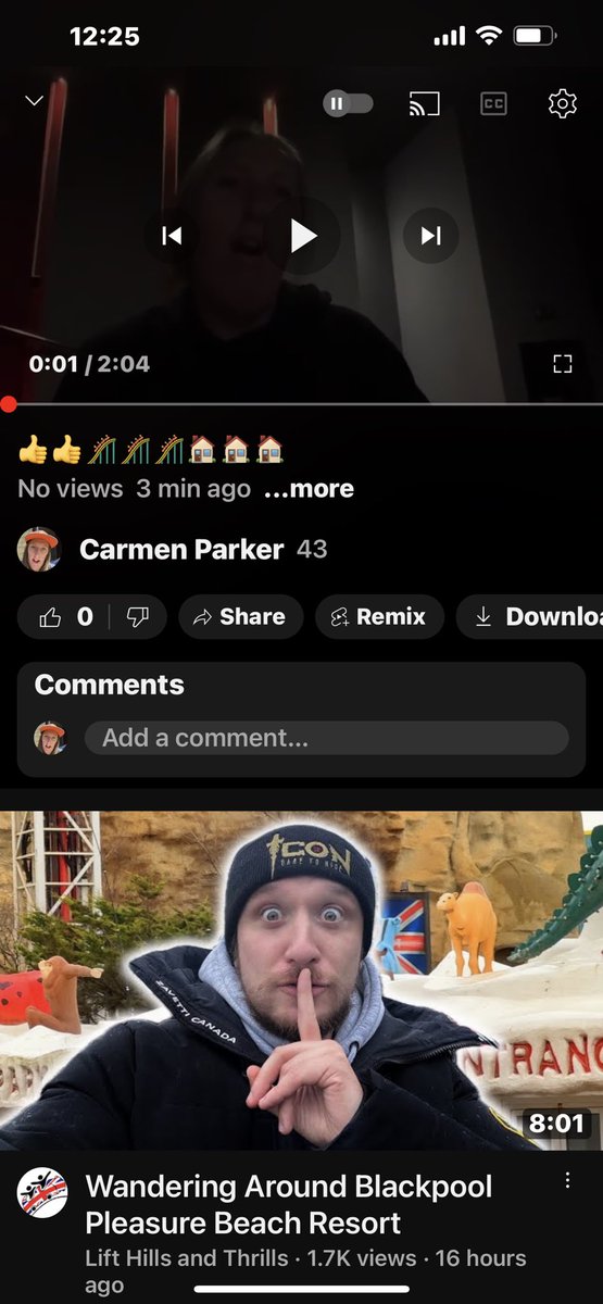 carm_parker's tweet photo. Hi Guys
How are you all?  I’ve made a new video about when I went to watch Wonka at a local cinema.  I hope you guys enjoy it.  I hope everybody has had a good week and I hope you have a good weekend.  When Alton Towers opens later this year I’ll be there on opening day.  Goodbye https://t.co/8sCAeYqL6e