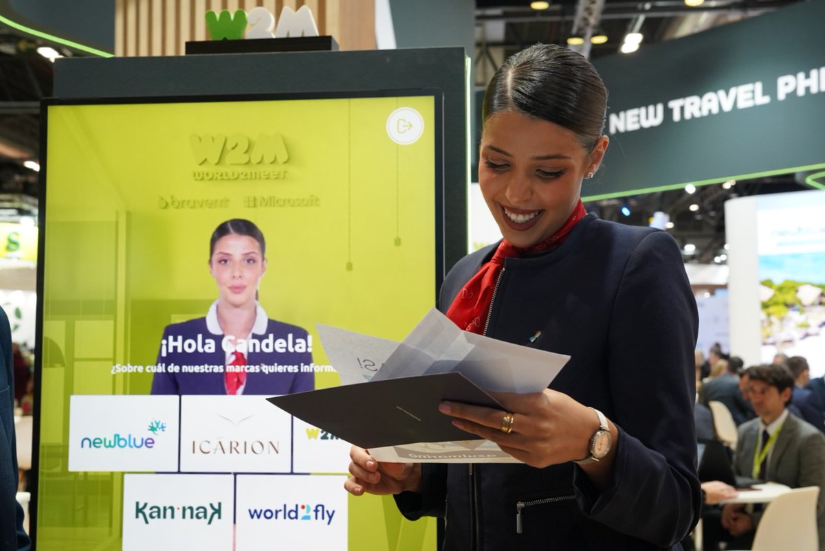 La primera persona digital de la historia de <a href="/fitur_madrid/">FITUR</a> se ha presentado este año en el stand de <a href="/World2Meet/">World2Meet</a>. Mía, un avatar realista creado con la #IAGenerativa de Microsoft y su partner <a href="/bravent/">Bravent</a> ha ofrecido contenido 100% personalizado en tiempo real. msft.it/6012ia1Xe