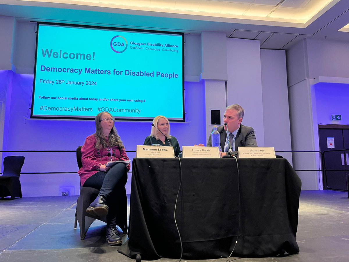 GDA__online's tweet photo. A GDA member speaks about GDA being a community; another describes being considered 'too disabled' to volunteer. @ThomasCArthur says:
'Equalities must run through every conversation. Why is inclusion vital? Because it is morally right.'
#DemocracyMatters #GDACommunity https://t.co/W3aOSUXhHC