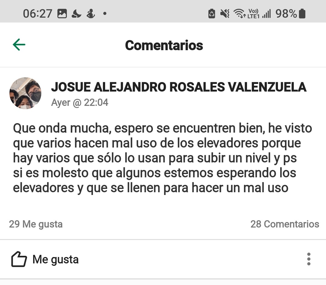 PigpoolR's tweet photo. ⚠️AVISO⚠️
Estudiantes de la del Valle, No usen los elevadores. Se presentó una disconformidad por su utilización excesiva. Usen las gradas ya que no les dan buen uso. 🚷🚷⬆️
#UVG #Mamadores #Guatemala #Funa #MrPig #Padreada #URGENTE https://t.co/Lquhcq2pZ5
