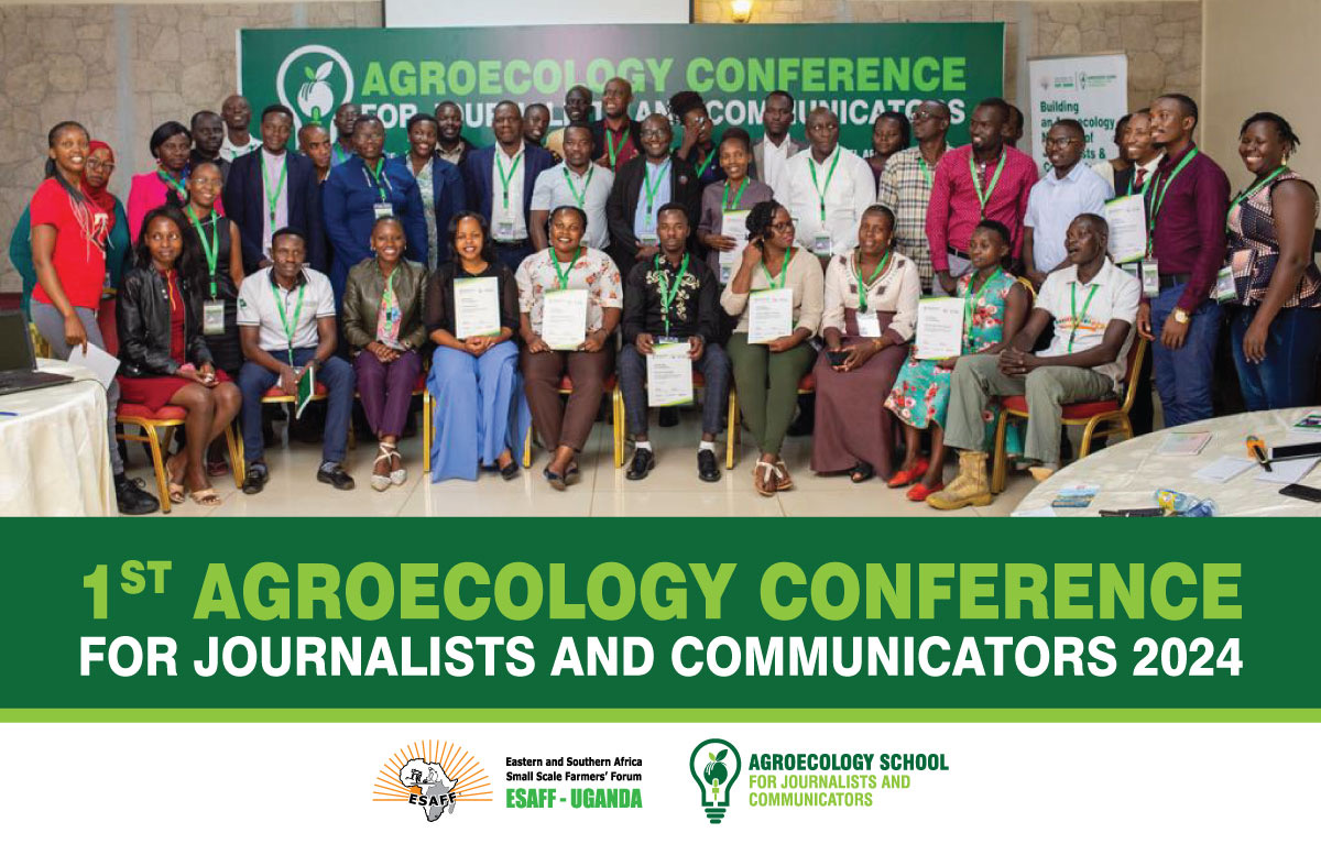 Yesterday! We held the 1st #Agroecology Conference for Journalists and Communicators in Kampala. The conference brought together journalists and communicators from five EAC countries to discuss their role in upscaling agroecology and protecting our food systems. #Agroecology